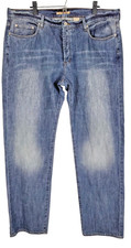 John Varvatos USA Authentic Fit Jeans Mens 42 R 42R Measures 41 x 36 Cotton Blue