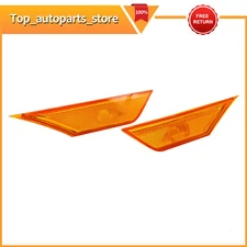 For 2016-2021 HONDA CIVIC Front Fender Side Marker Light Set RH LH W/ LED Bulbs