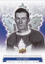 17/18 UD..TORONTO MAPLE LEAFS CENTENNIAL..NICK METZ..# 24..COMBINED SHIP
