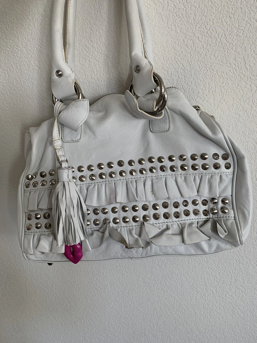 Betsey johnson white purse sale