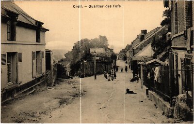 Old postcard Creil Quartier des Tufs (1185935)
