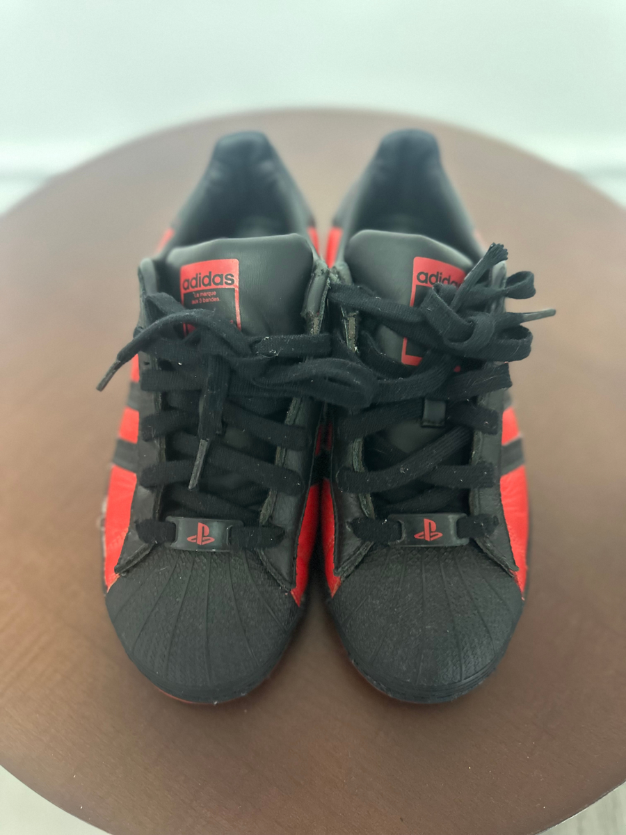 adidas gazelle silver green womens adidas Originals Superstar Spider-Man: Miles Morales Trainers - Red