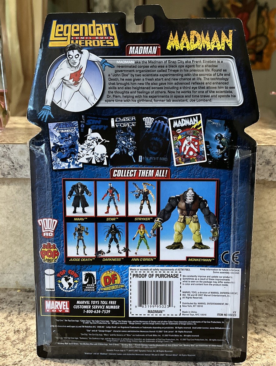 Legendary Comic Book Heroes 6” MADMAN Action Figure MonkeyMan Leg