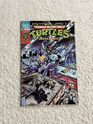 Teenage Mutant Ninja Turtles Adventures #8 1st Wingnut & Screwloose 1990 Archie