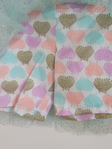 TOMMY BAHAMA KIDS Girl's Mermaid Sz XS (4) Mesh Skirt / Shorts Set NWT - Picture 9 of 12