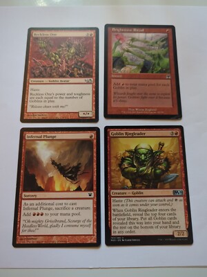MTG Reckless One Duel Decks: Elves vs Goblins & 3 Other Cards Mixed Conditions 