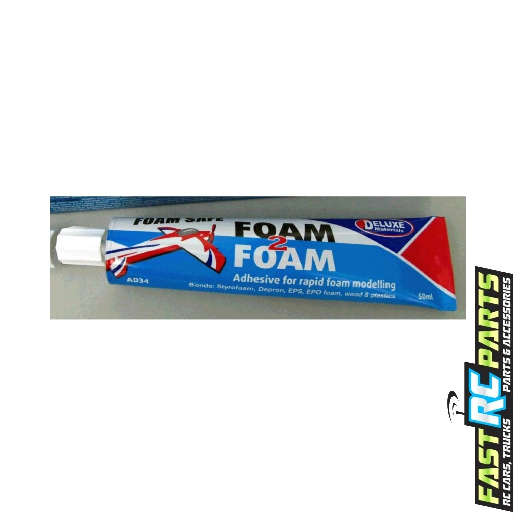 FOAM SAFE GLUE PLANES BOATS CRAFTS Delux Materials Foam Safe Glue 50 ml DLMAD34