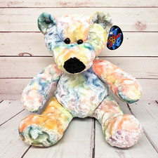 Toy Works 12" Colorful Pastel Teddy Bear Stuffed Animal Plush