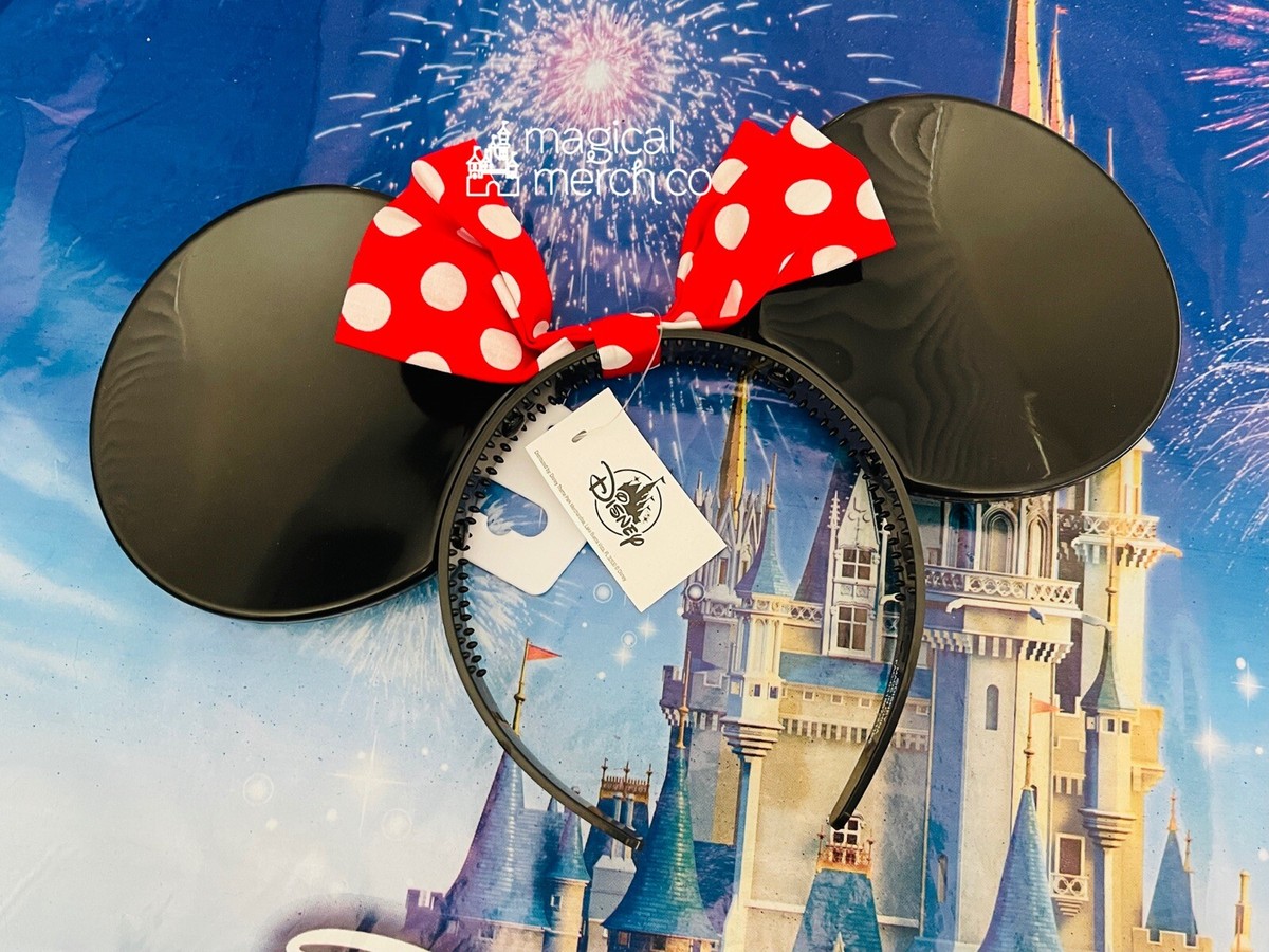WDW 50th anniversary Castle Collection Minnie Ear Headband New 50th Anniversary EARidescent Shimmer Ear Headband and  main image 4