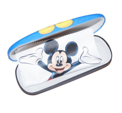 süßes Brillenetui für Kinder | Mickey Mouse inkl Microfasertuch | NEU TOP