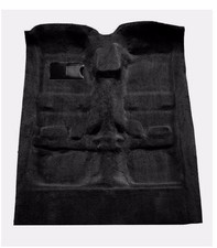 Acc 01-11 Ford Crown Victoria Vic Black Molded Carpet W Padding Heel Pad