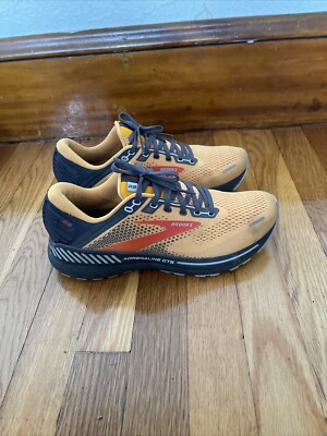Brooks Adrenaline GTS 22 Orange Pearl High Rise Running  display picture 1