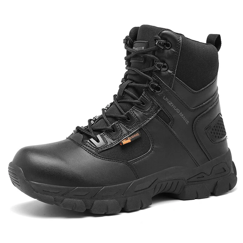 Men's Hiking Boots Tactical Boot Military Army Shoes Outdoor Breathable Solid Us