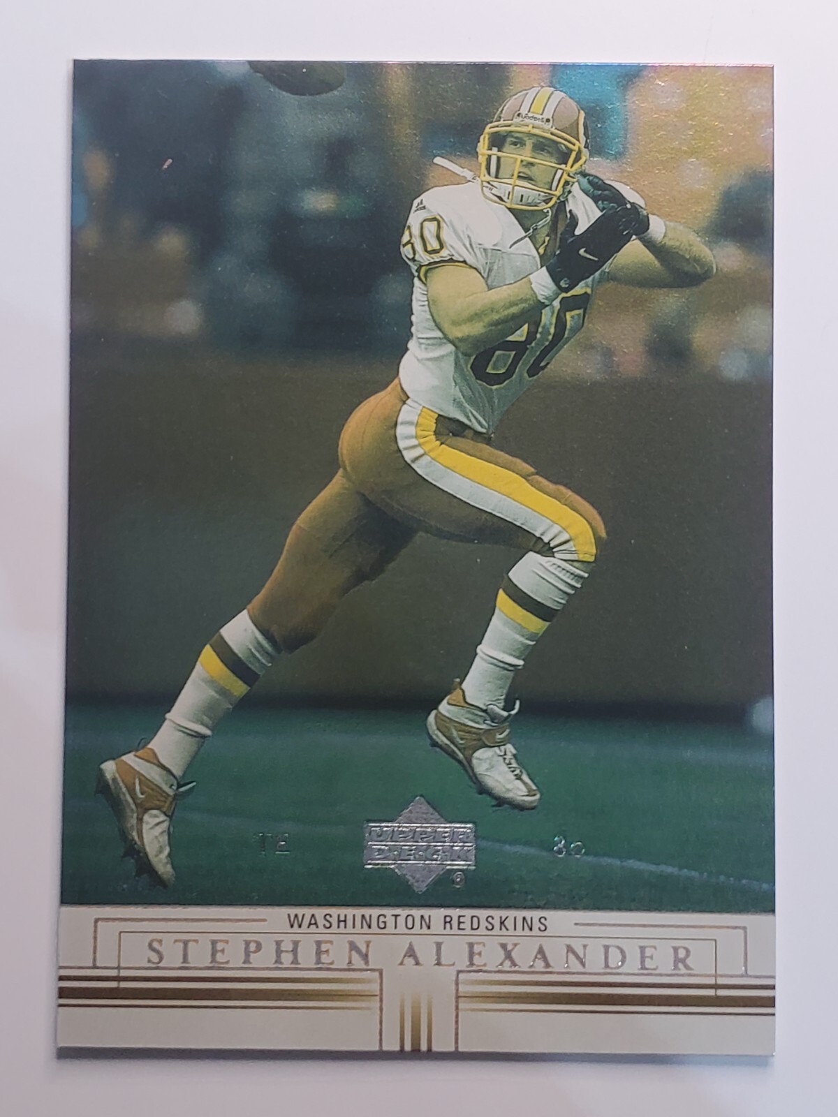 2001 Upper Deck Rookie F/X #225 Stephen Alexander ~ Washington Redskins