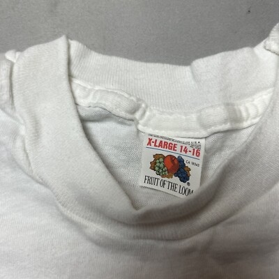 Vintage Blank Fruit of the Loom Single Stitch T Shirt | eBay