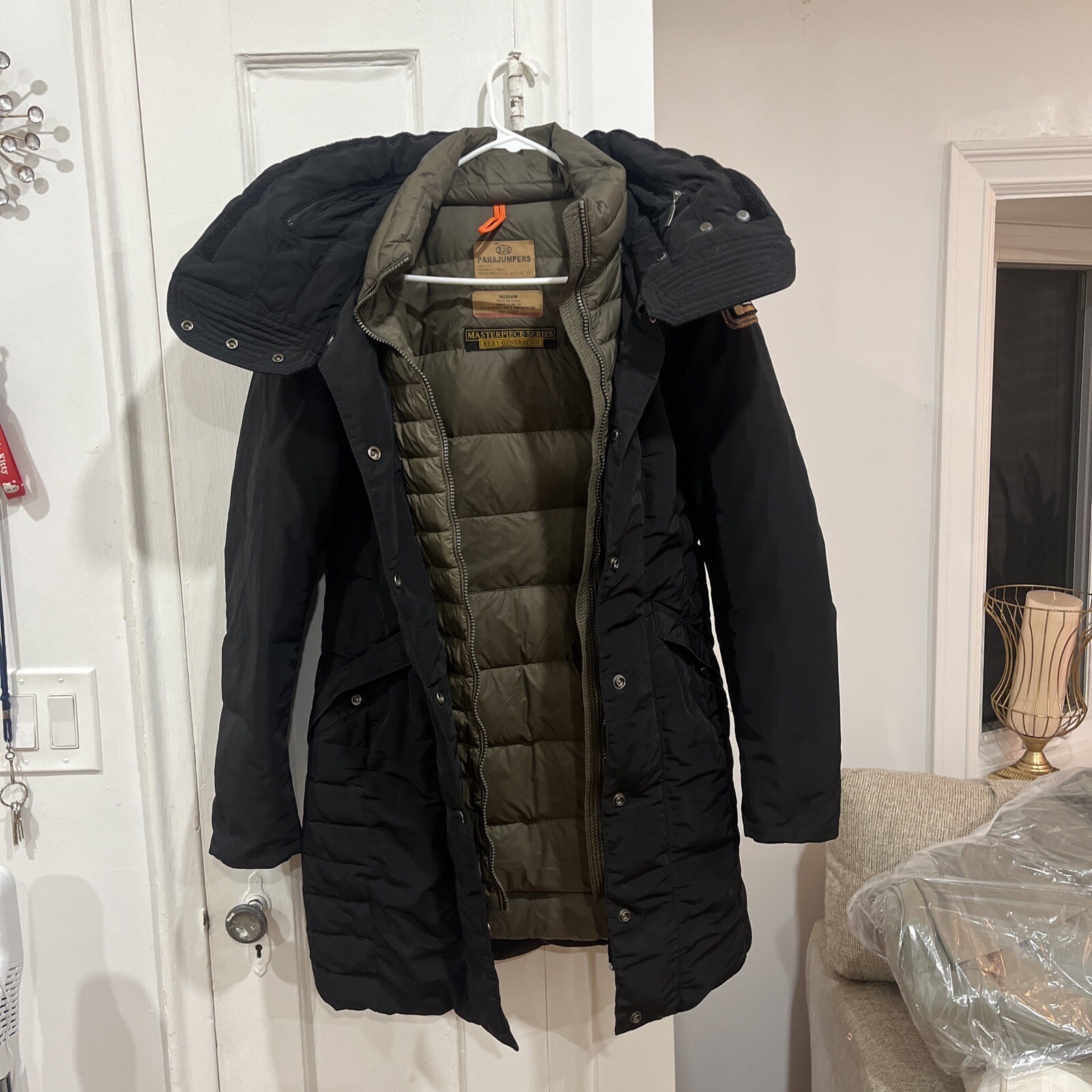 Parajumpers Unisex Plain Scarf Black main image 1