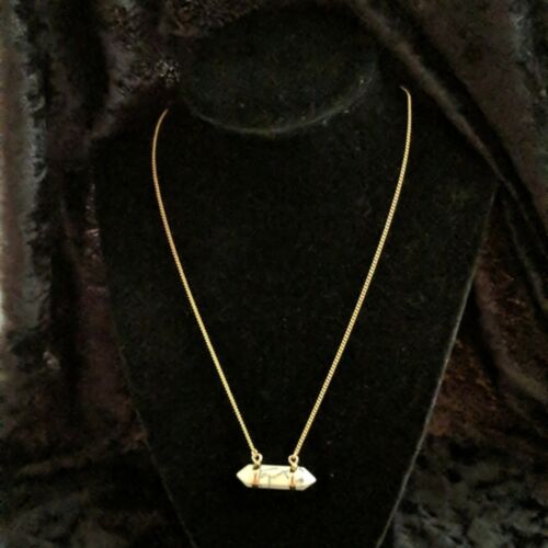 Park Lane Gold Necklace with White Sunstone - image 1