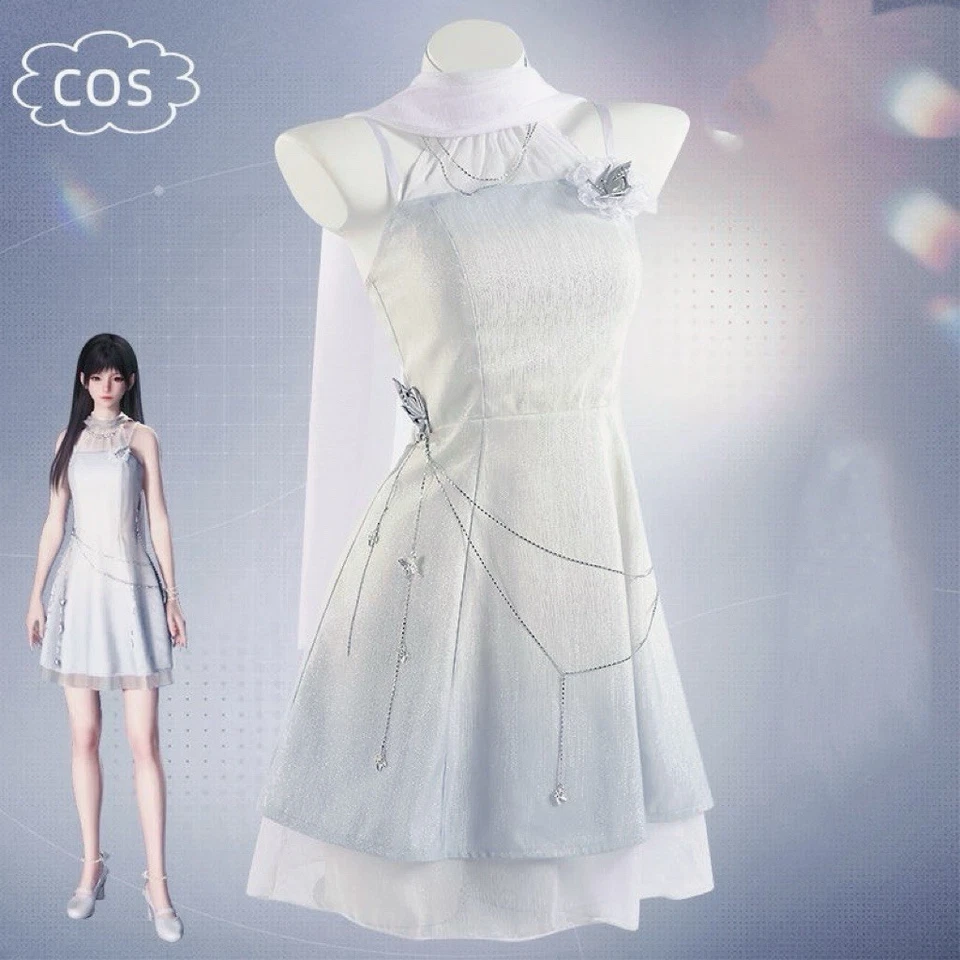 Vestido de disfraces Love and Deepspace Cloud Flow para mujer conjunto S/M/L/XL/2XL nuevo Foto 4 de 4