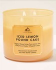 White Barn Iced Lemon Pound Cake 3-Wick Candle — photo 2