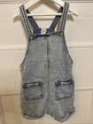 H&M Baby Unisex Size 2 Denim Short Overalls Chunky Fit