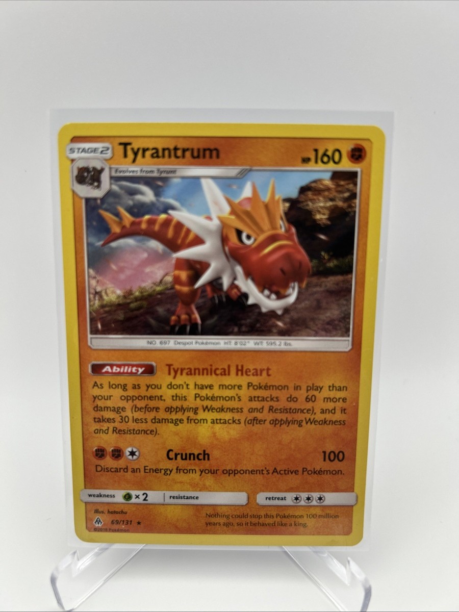 Tyrantrum 69/131 Sm-Forbidden Light Holo | eBay