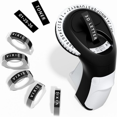 Compatible DYMO Embossing Label Maker with 5 DYMO Label Tapes | Organizer Xpress
