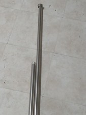 Adjustable Curved Shower Curtain Rod 120  170 inches Durable Brush Nickel