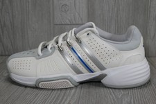 Rare New Mens Adidas White Barricade Team 2010 Tennis Shoes Size 8
