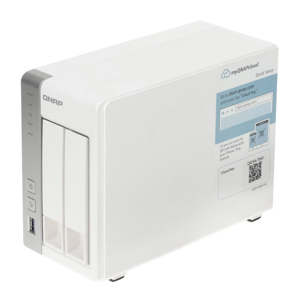 NAS QNAP TS-231+ 0GB ALPINE 2x1.4GHz 1GB - Bild 2 von 3