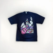 Whitegold Industries Psylocke Sentinel Smasher Size Medium LA Apparel Navy Blank