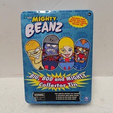 Mighty Beanz Lot 162 Pc Collection w/Collector Tin 20 Glow In DarkMighty Beanz