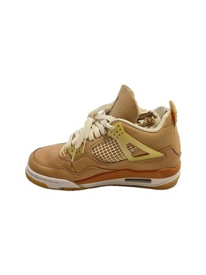 Nike AIR JORDAN 4 Retro High Top Sneakers in Brown, Size