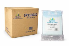 Disposable Underpads 30x30 Waterproof Bed Pad 100 Ct Heavy Absorbent Adults Pets