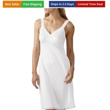 Dixie Belle 40 24 White Shadowline Stretch Lace Strap Full Slip