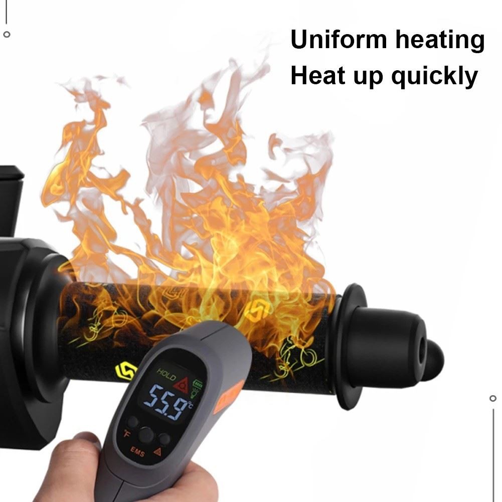 Motorcycle Heating Handle Grip 12V 3-Gear Thermal Handlebar Heater Warmer