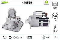 Anlasser Starter Valeo Origins - New O.E. Technologie 446539 12V FüR Mercedes 2