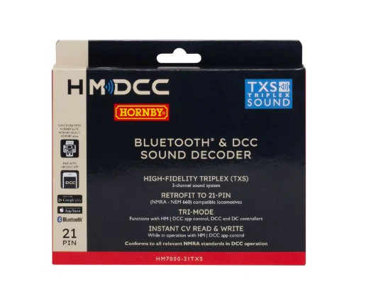 Hornby R7322 HM7000-21TXS - BLE decoder (21 Pin - TXS Sound)