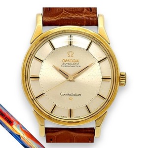 Authentic Omega Constellation Chronometer cal.551 Gold Plated Automatic Men's Watch