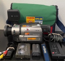 Sony Handycam CCD-TRV85 NTSC Hi8 Camcorder w/Nightshot USB TESTED WORKING