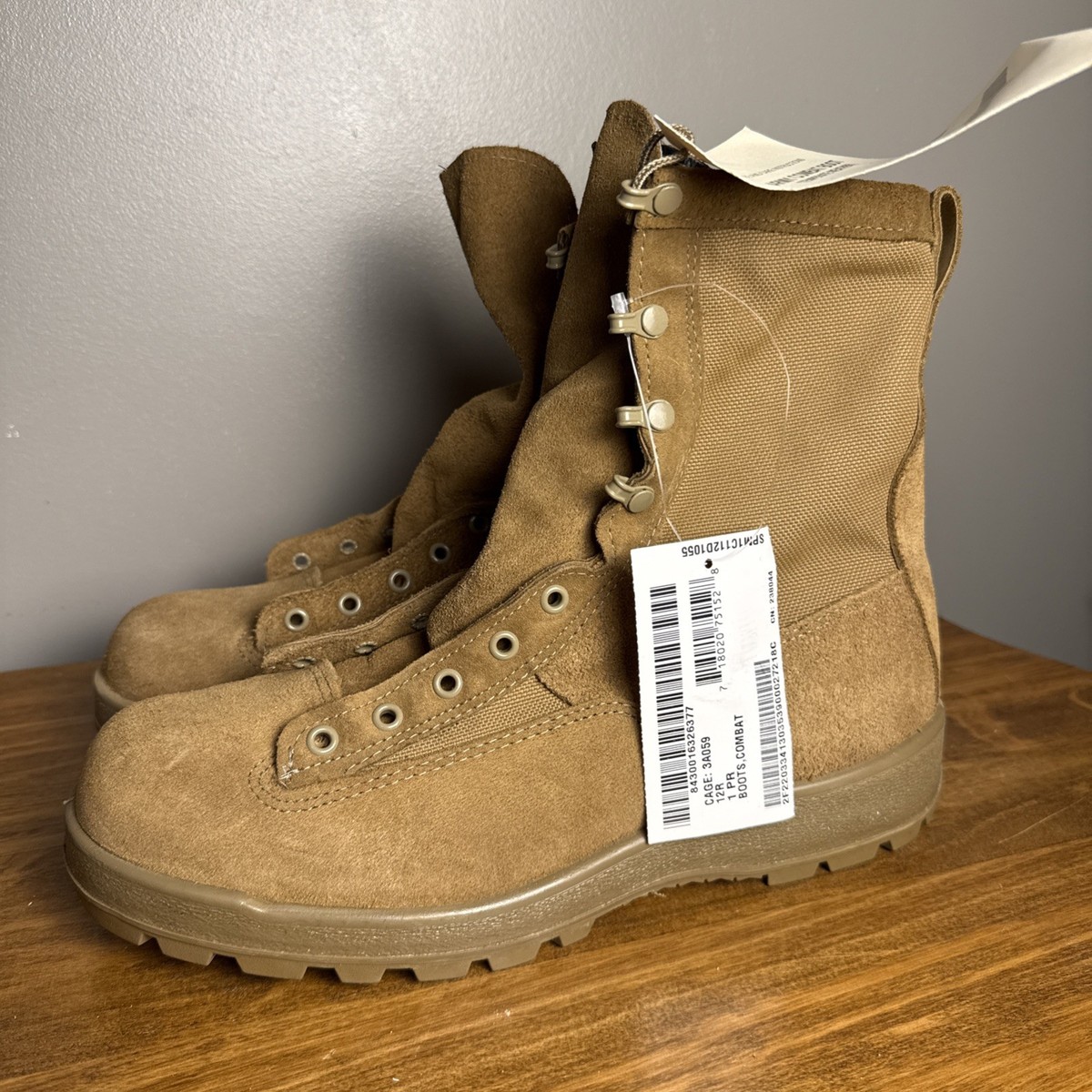 McRae Gore‑Tex Army Combat Boots 12R (Coyote) – Used McRae Footwear Combat Boots Mens 12.5R Coyote Brown Gore-Tex  main image 2