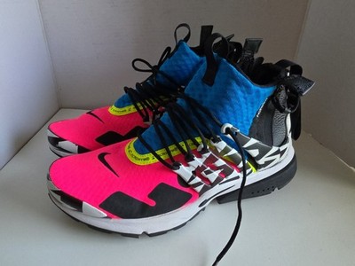 Nike x Acronym Air Presto Mid Racer Pink AH7832-600 Sneaker - Size 11