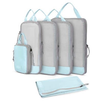 Hynes Eagle 6 Set Packing Cubes Travel Essentials Compression Organizer Bag