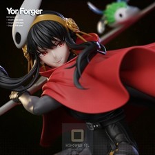 Yor Forger X SilkSong | Garage Kit DIY Figur Statue BEMALT 3D Modell