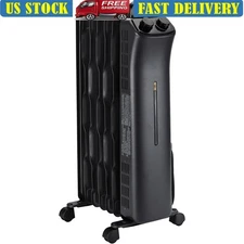 Adjustable Oil Filled Heater Energy Efficient Quiet Portable Safety Features New