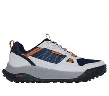 Skechers Men's Arch Fit Swift Trail Gray/Yellow - 237604-GYYL Color GREY/YELLOW