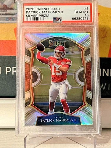 2020 Panini Select Patrick Mahomes II Silver Prizm Chiefs PSA 10 GEM MINT