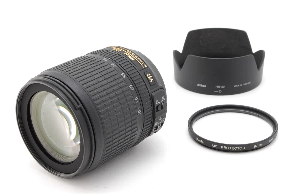 [Top ESTADO PERFEITO com Capuz] Nikon AF-S DX NIKKOR 18-105mm F3.5-5.6G ED VR do Japão - Imagem 3 de 4