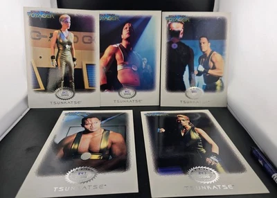 STAR TREK VOYAGER TSUNKATSE ARCHIVE COLLECTION SEALED SET T-T5 67 JERI RYAN ROCK - Bild 1 von 4