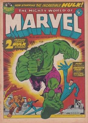 Mighty World of Marvel #33 - Marvel Comics - 1973