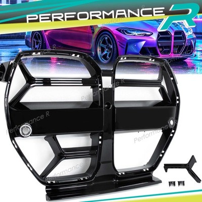 Kühlergrill Frontgrill Grill Schwarz CSL Style für BMW G80 M3 G82 G83 M4 2020+